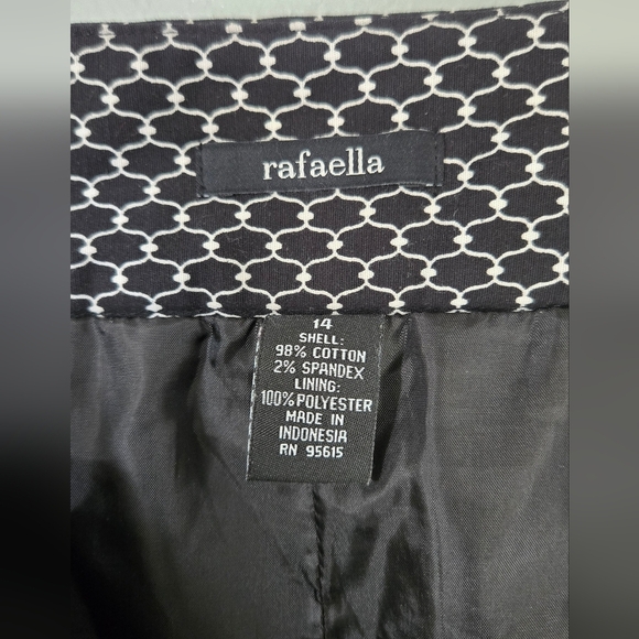 Rafaella Black Fitted Pencil Skirt Size 14 - Picture 6 of 6